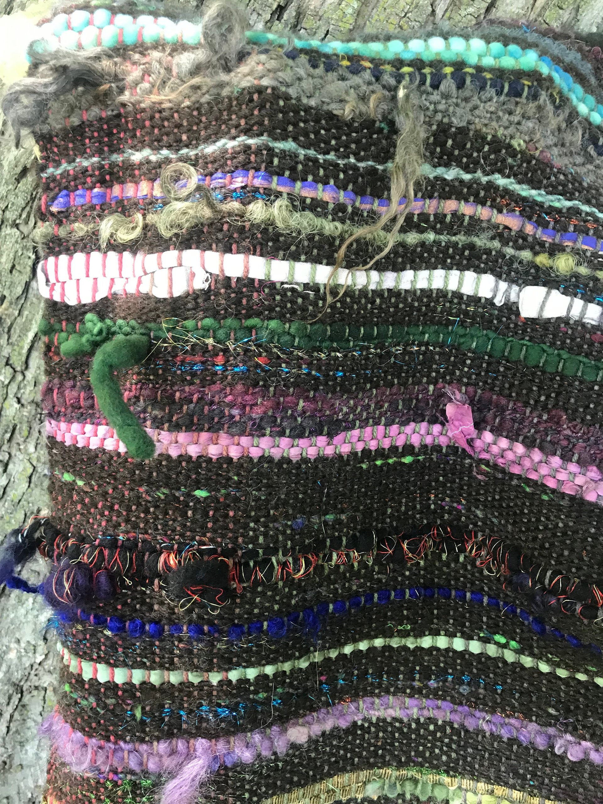 Woven table runner or wall hanging