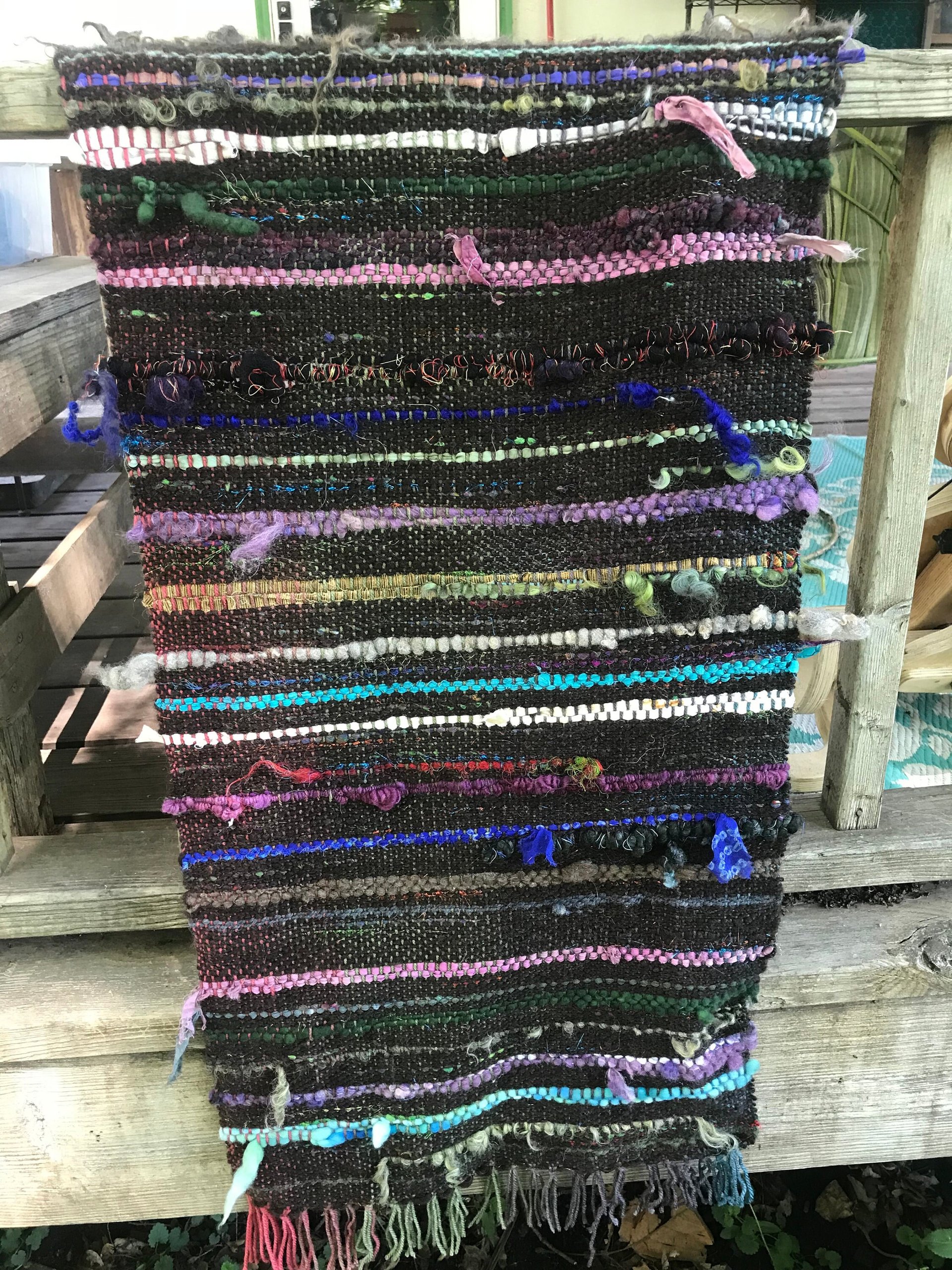 Woven table runner or wall hanging