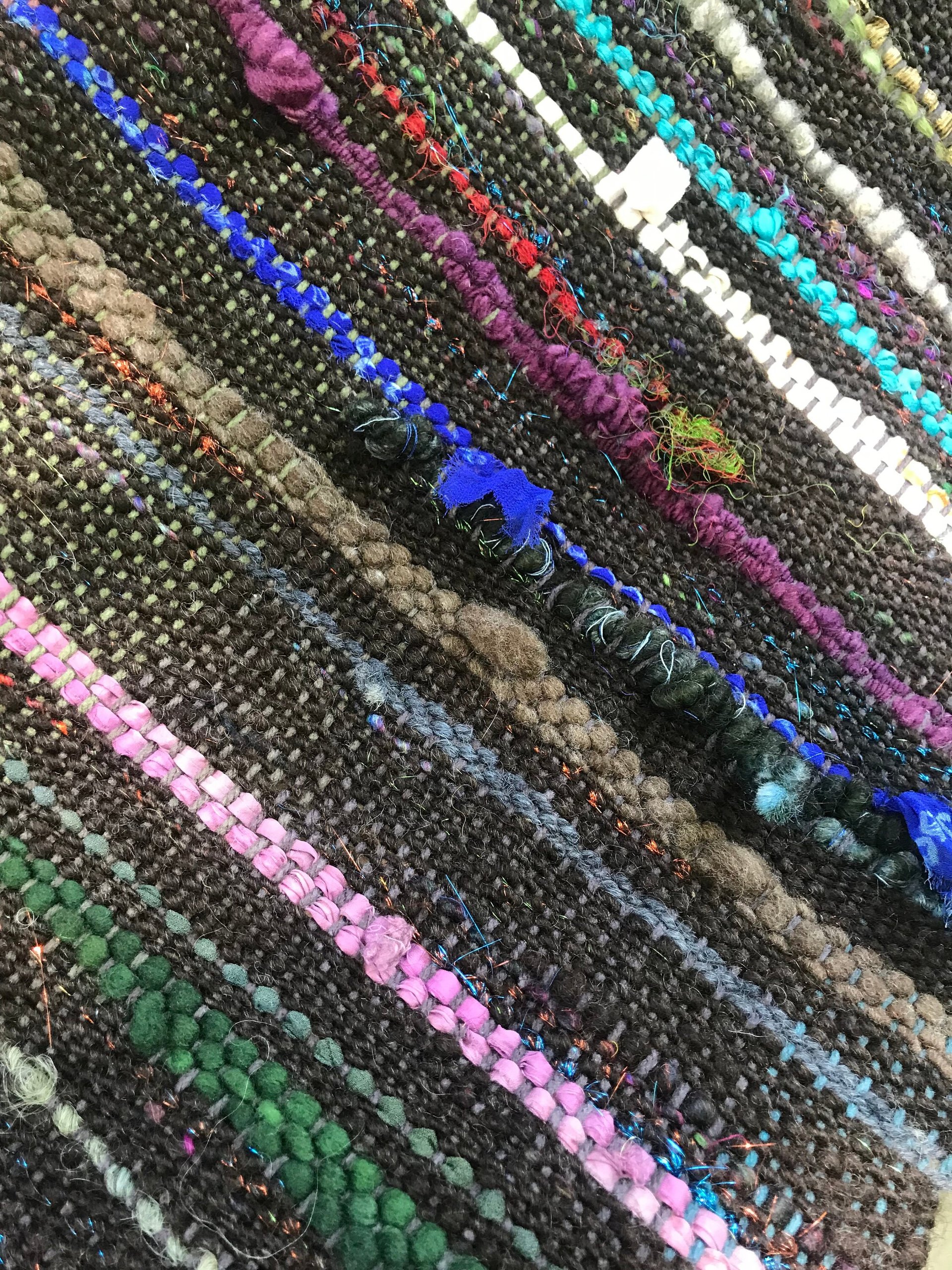 Woven table runner or wall hanging