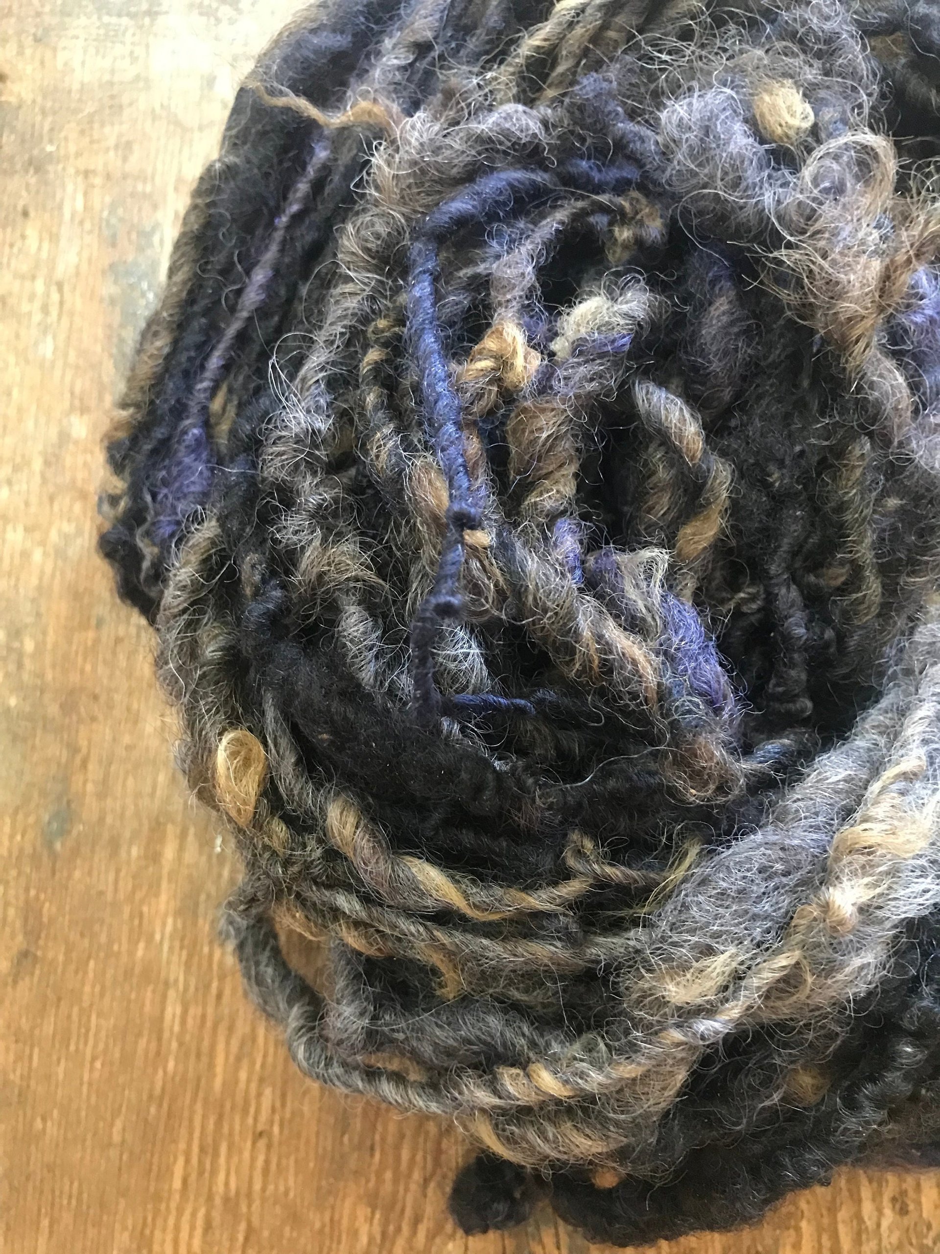 Tempest bfl wool locks yarn, 50 yards