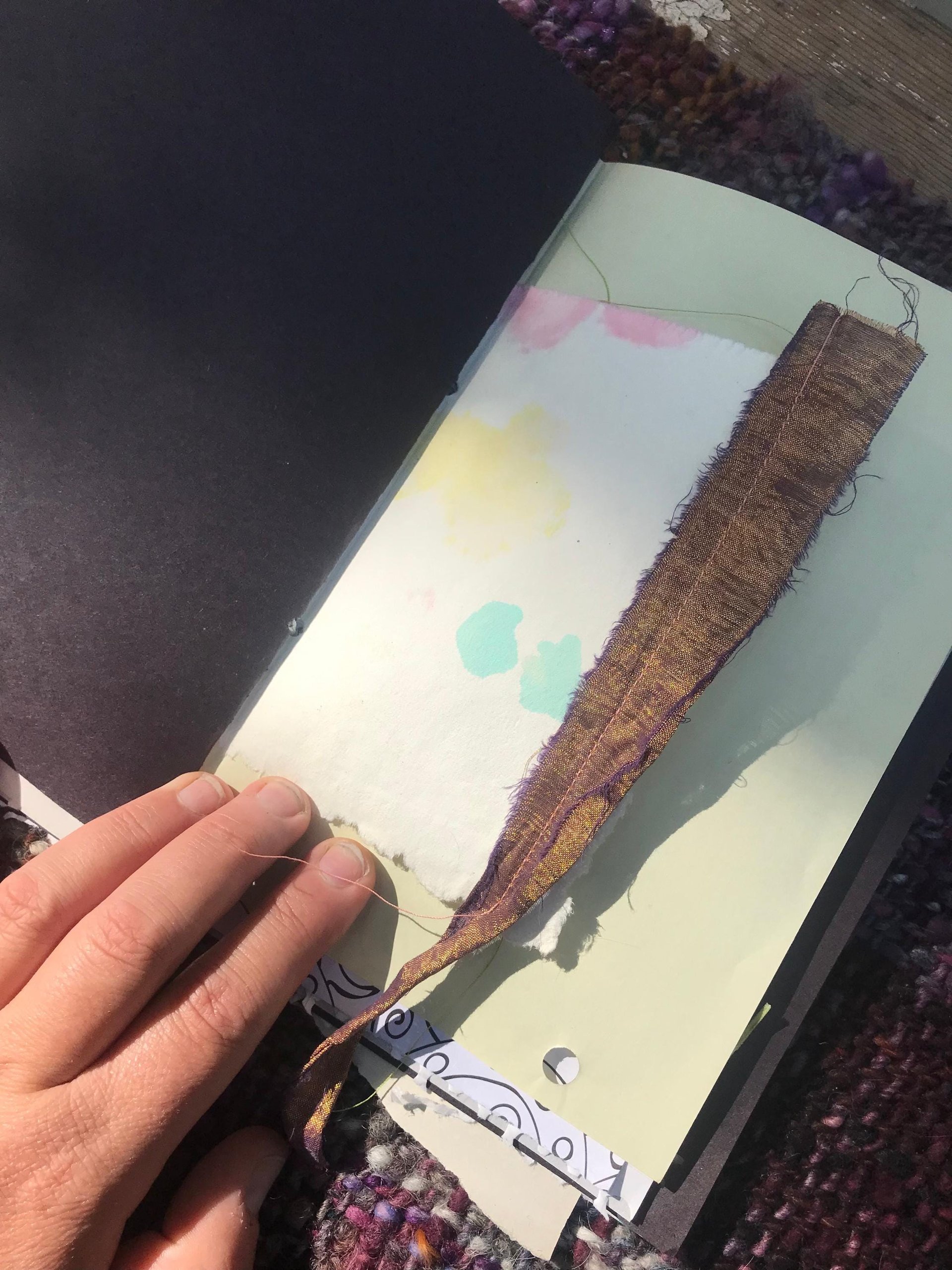 Red Roses art journal, upcycled junk journal, grimoire, sketchbook