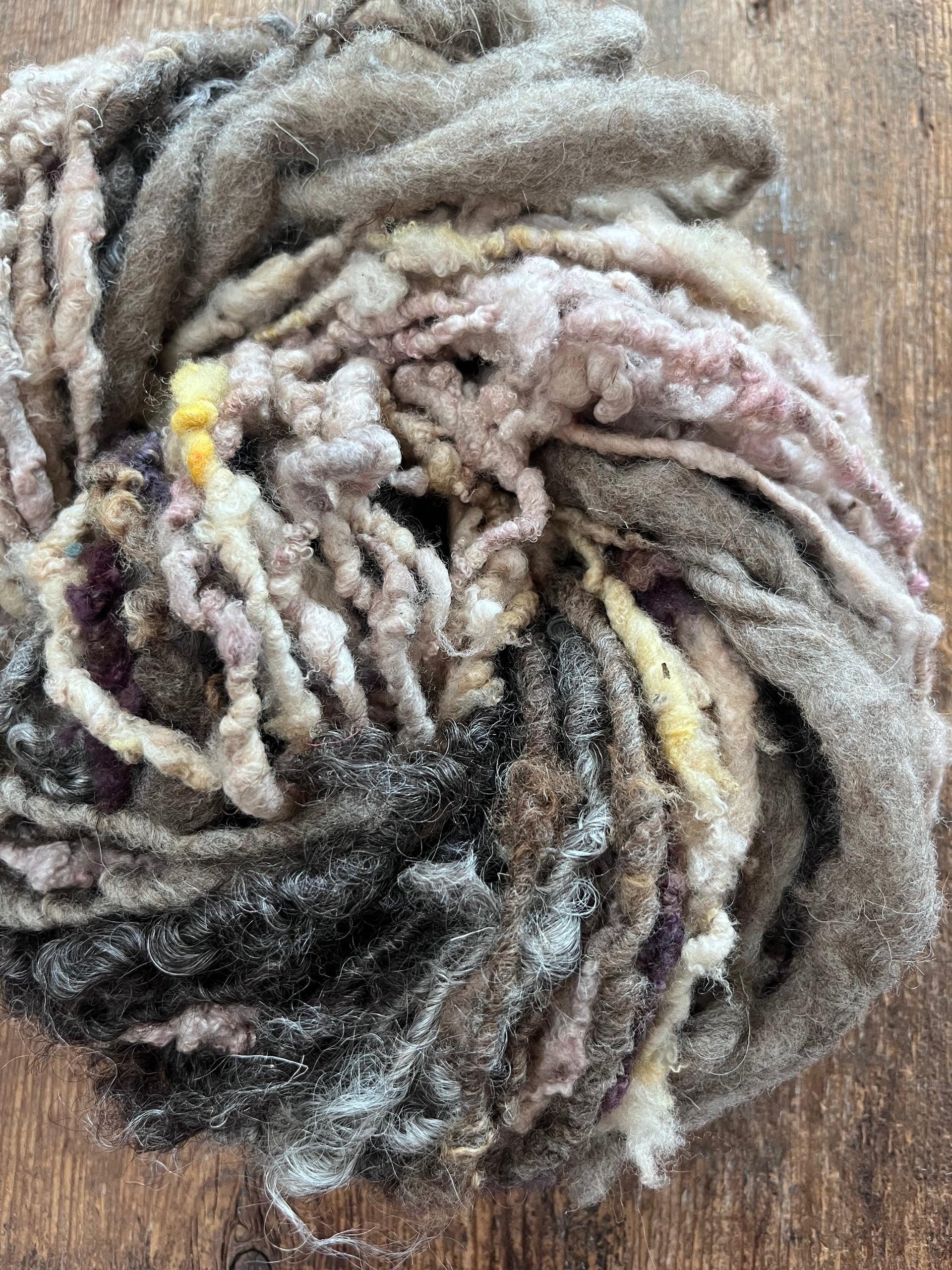 Subtlety 64 yards scrappy art yarn