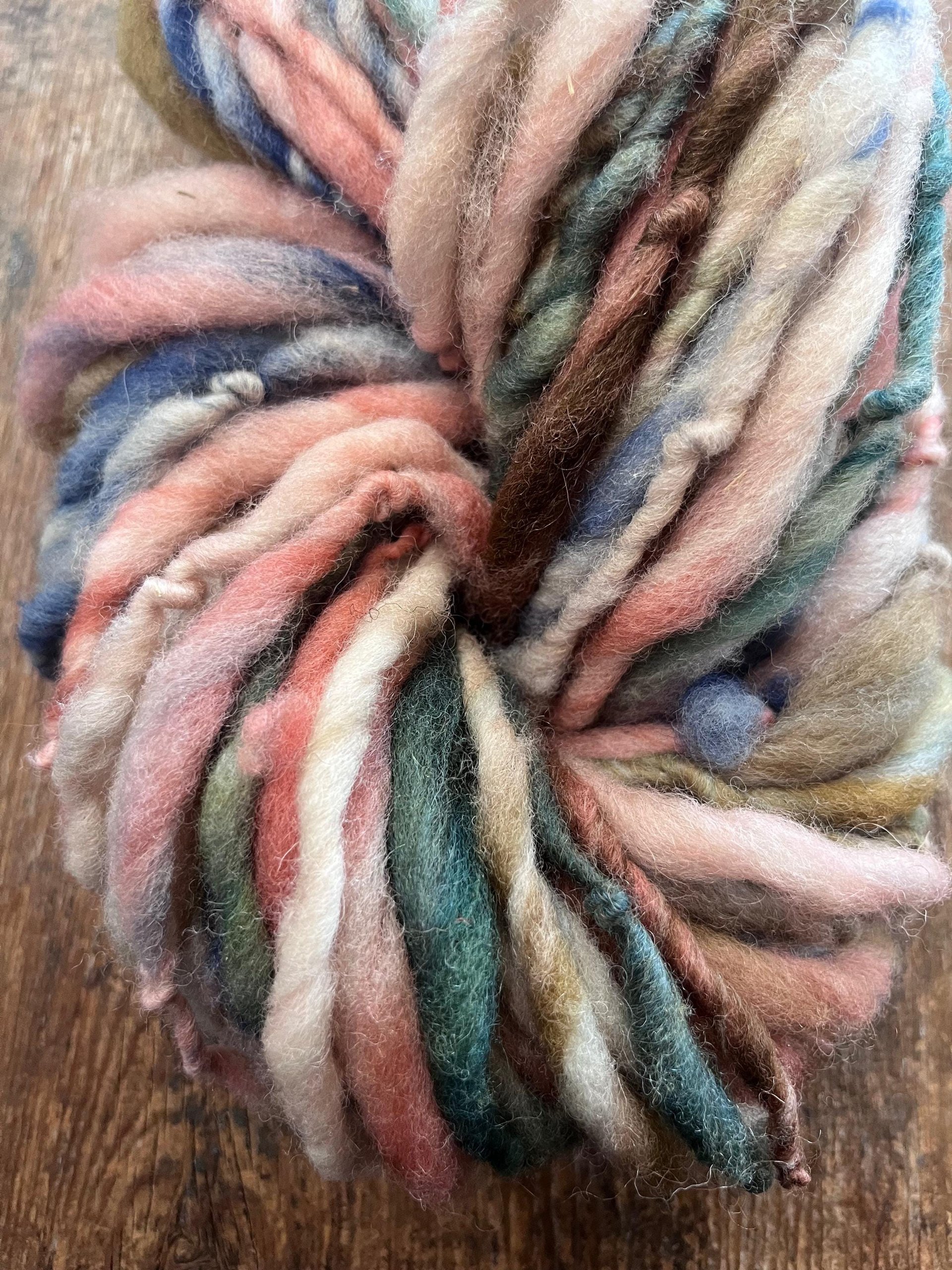 Mediterranean - 50 yards chunky puffy art yarn