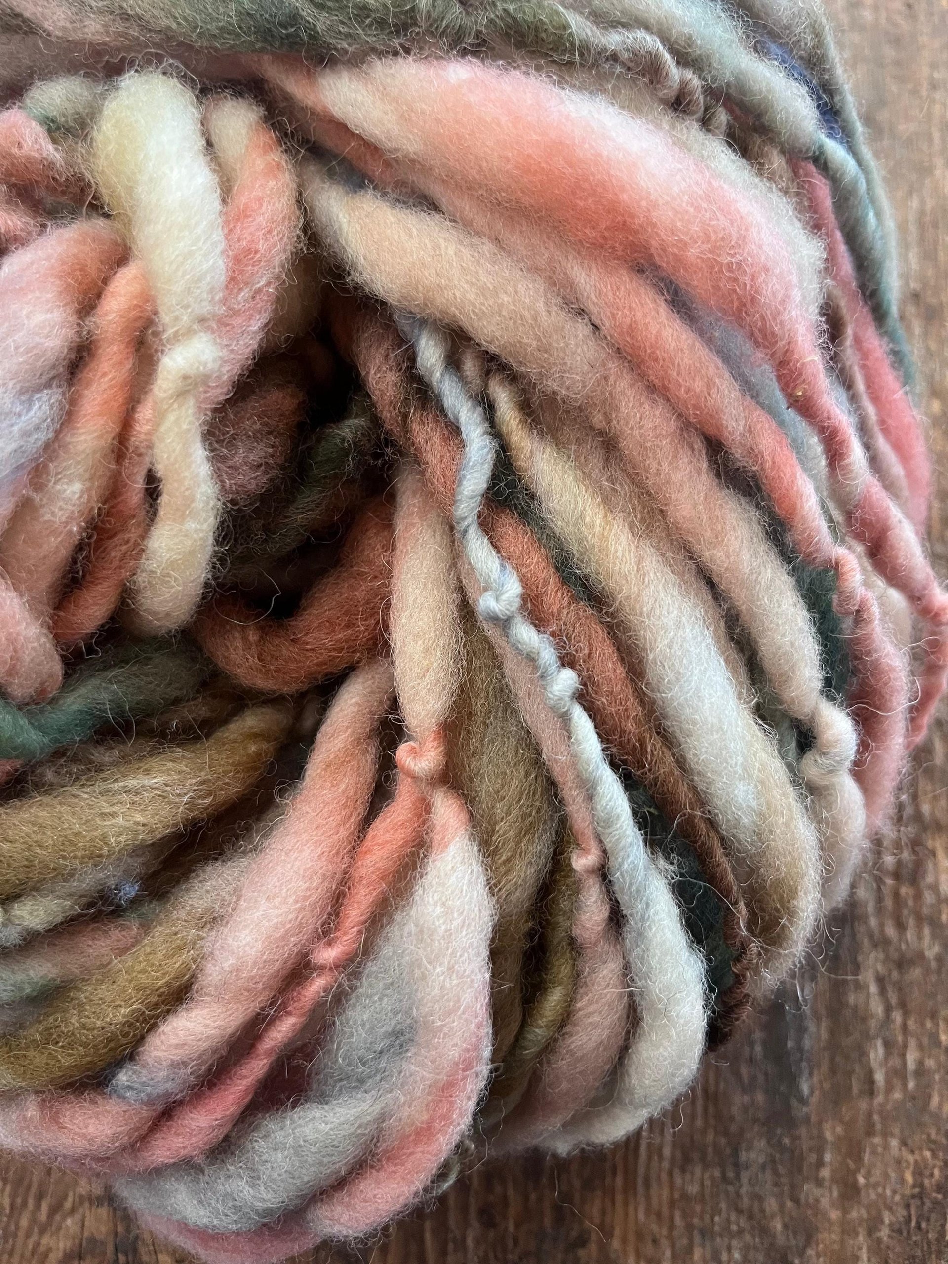 Mediterranean - 50 yards chunky puffy art yarn