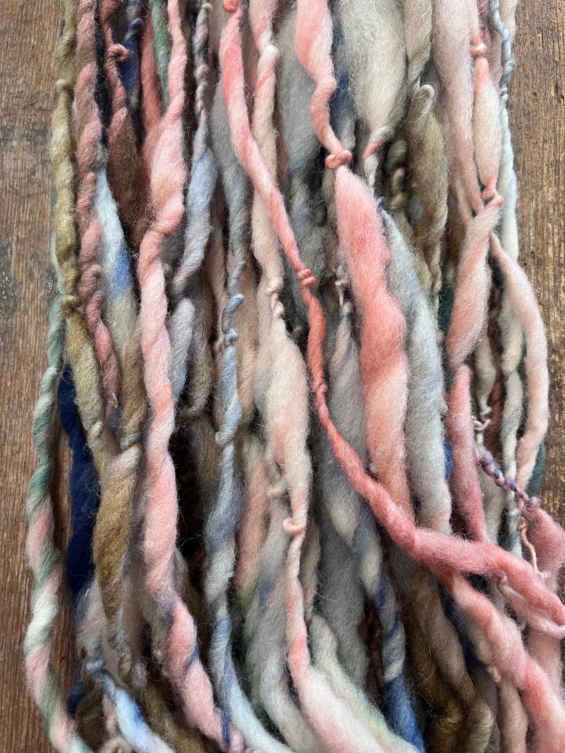 Mediterranean - 50 yards chunky puffy art yarn