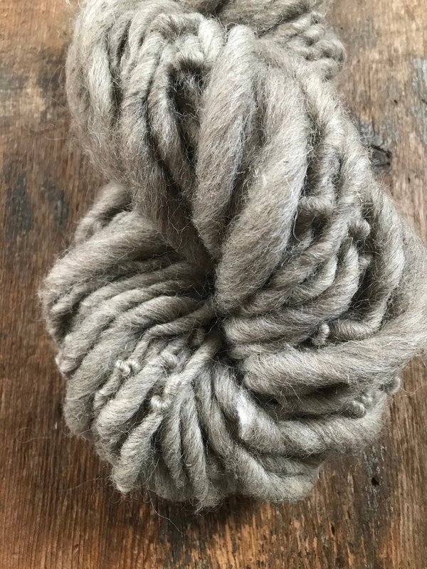 Fog - Natural grey handspun, 50 yards