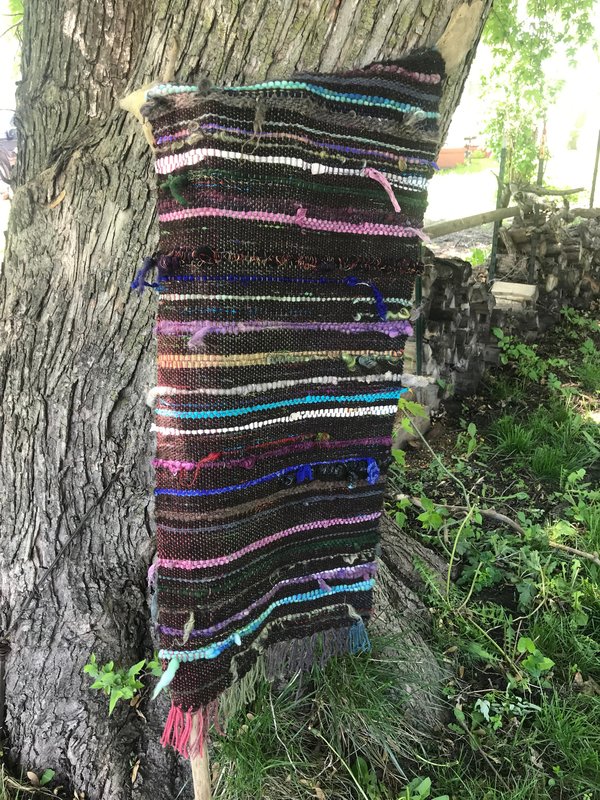 Woven table runner or wall hanging