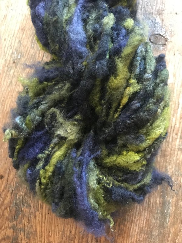 Fiddle Faddle merino wool locks yarn, 50 yards